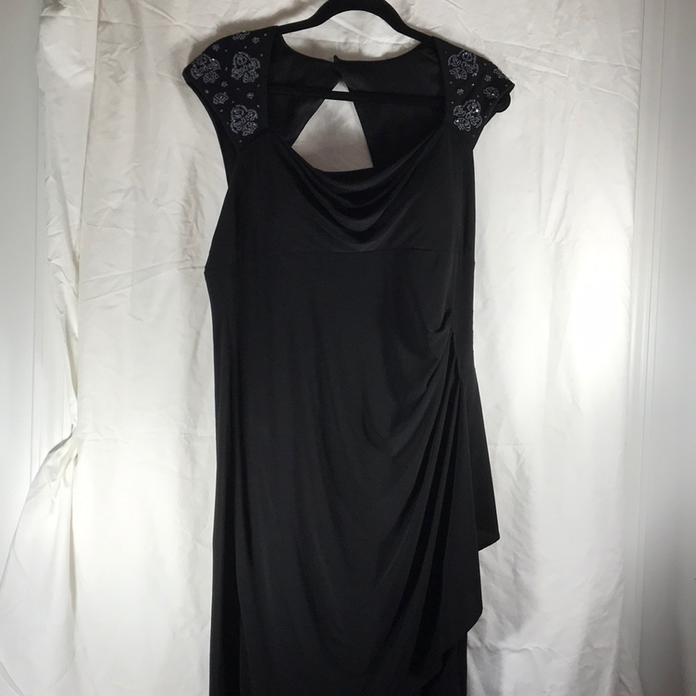 Black evening dress
